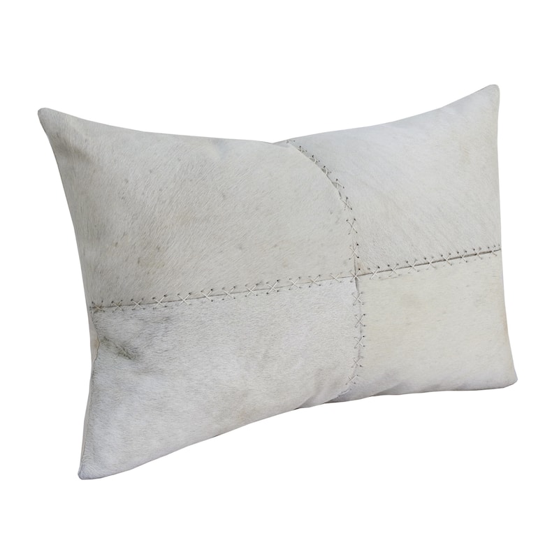 Ivory Lumbar Throw Pillow
