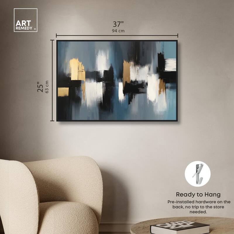 Within Blues Canvas by Art Remedy