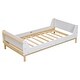 preview thumbnail 12 of 12, Twin Size Platform Bed with Bed-end Storage Book Rack