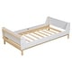 preview thumbnail 9 of 18, Wood Twin Platform Bed Frame with Headboard & Footboard