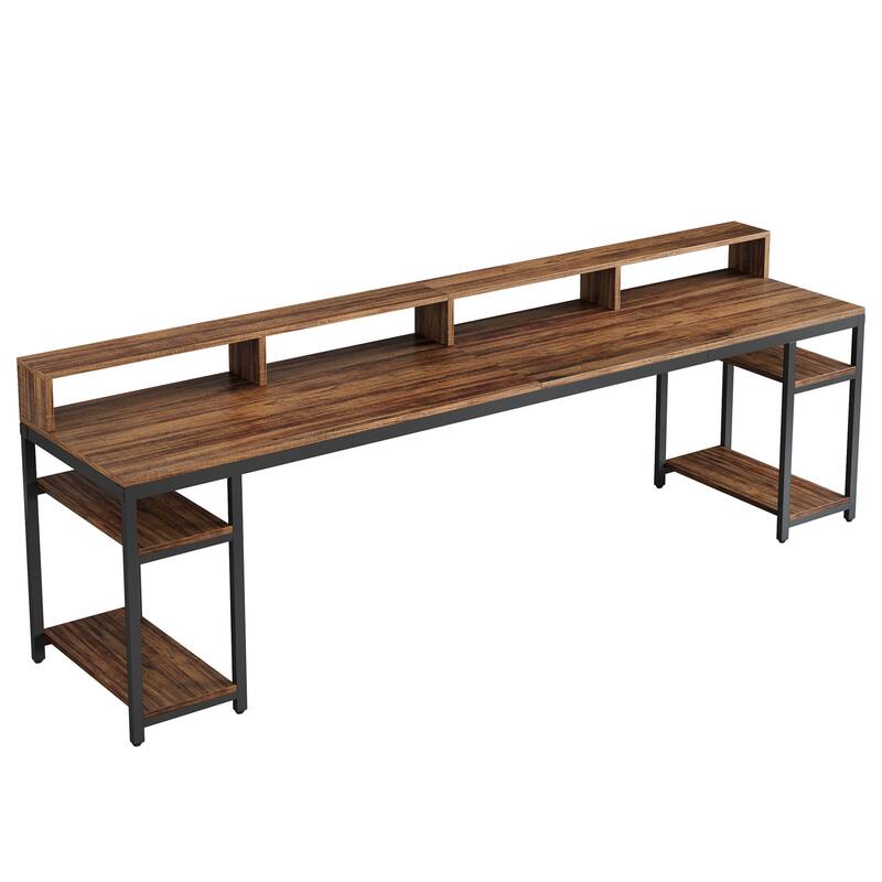 78" Two-Person Industrial Desk
