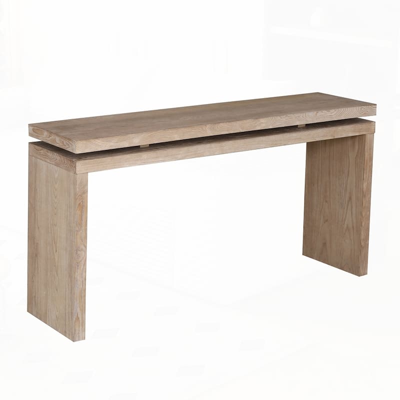 Retro Wooden Entryway Farmhouse Console Table