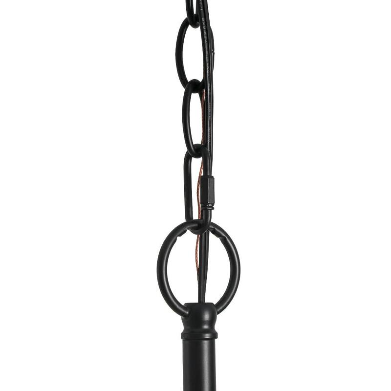 Retro 9-Light Dimmable Candle-style Metal chandelier - 30.5in