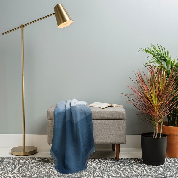 Deny Designs Blue Peaks Woven Throw Blanket (50 in x 60 in). Opens flyout.