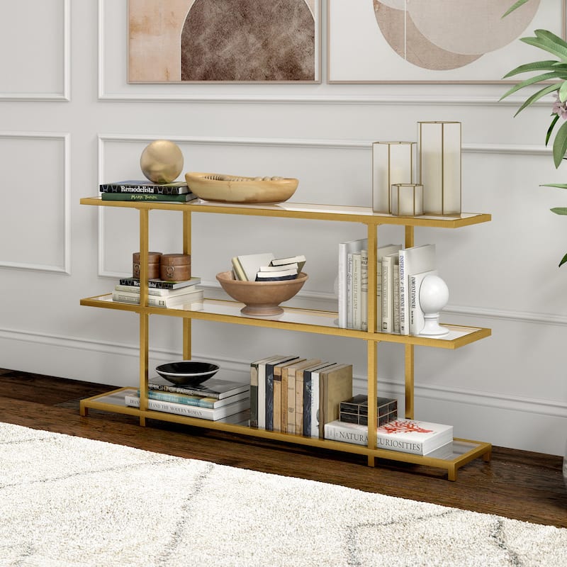 Greenwich Console Table - 55" - Brass