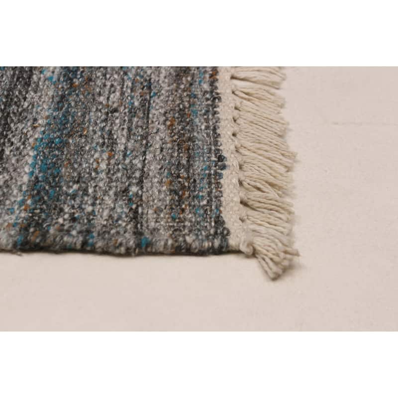Boho Grey Kilim 5'3" x 7'8" - 5'3 x 7'8