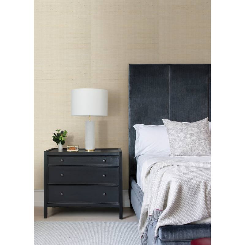 A-Street Prints Colcord Cream Sisal Grasscloth Wallpaper