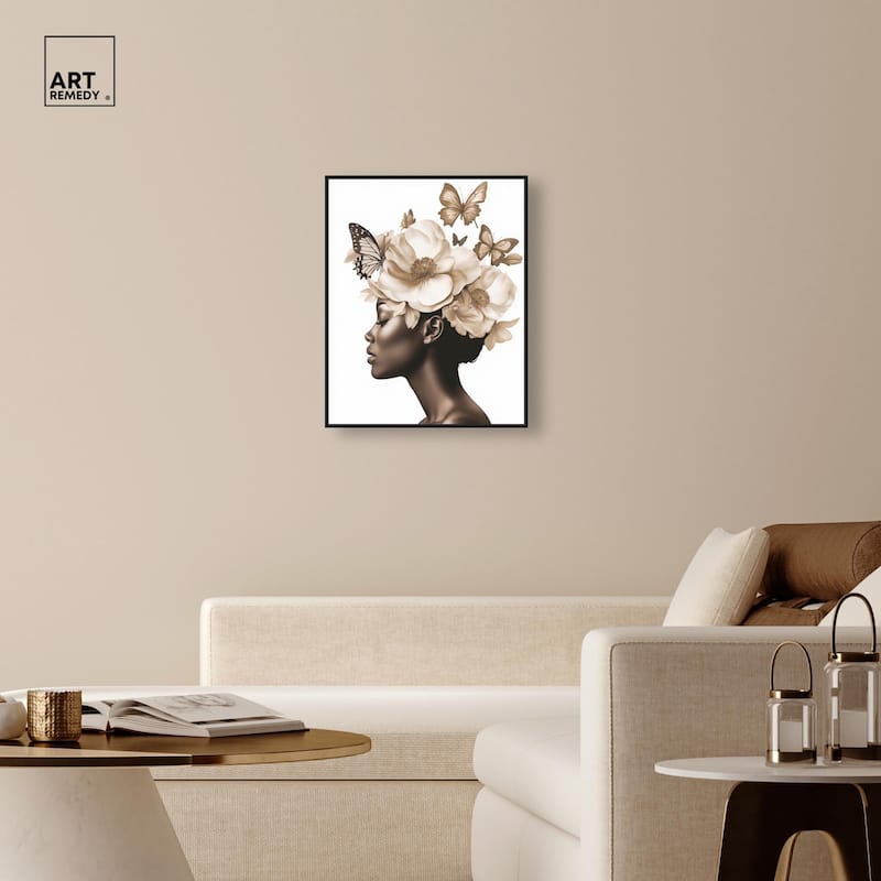 In Her Thoughts I Canvas by Art Remedy
