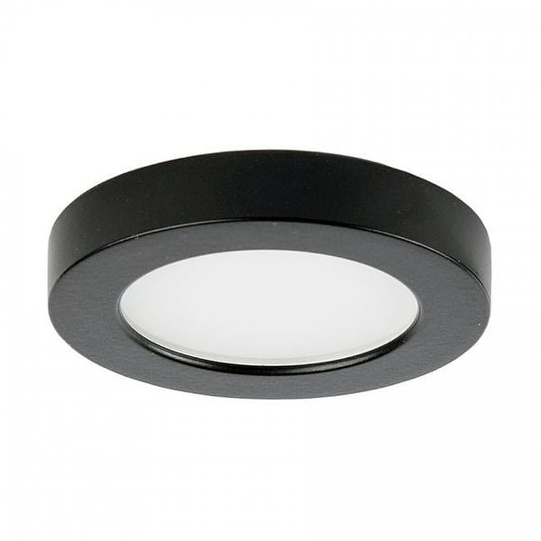 slide 2 of 3, WAC Lighting 3" Wide 3000K High Output LED Round Under Cabinet Puck