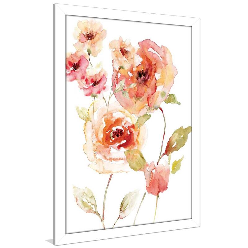 "Translucent Reds II (Vertical)" by Nan Print on Acrylic