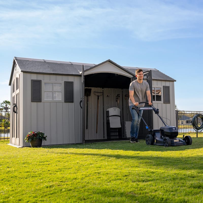 Lifetime Dual Entry 15 Ft x 8 Ft Shed (60410)