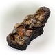 preview thumbnail 8 of 10, Alpine Corporation 41" Long Indoor/Outdoor Stone River Rock Fountain with LED Lights