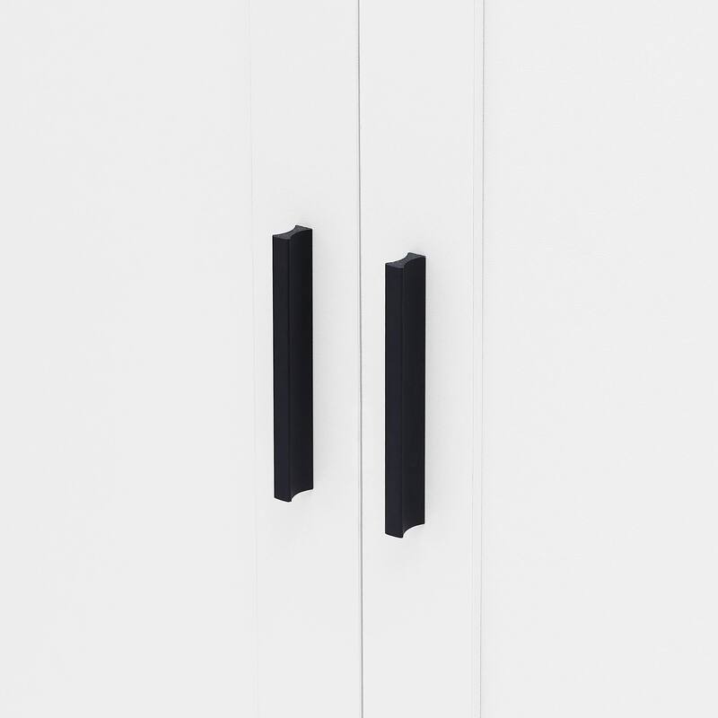 Storage Cabinet with Two Doors and Adjustable Shelf