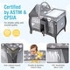 preview thumbnail 9 of 8, Gymax 4-in-1 Portable Baby Playard Nursery Center Bassinet w/ Music