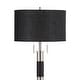 preview thumbnail 13 of 19, Carbon Loft Lupone Industrial Floor Lamp with Black Drum Shade