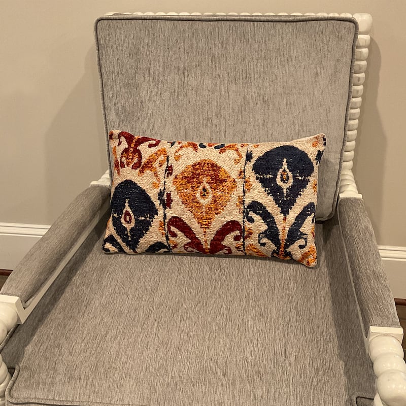 HERAT ORIENTAL Handmade Chenille Throw Pillow