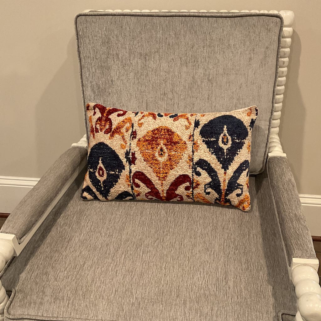 HERAT ORIENTAL Handmade Chenille Throw Pillow