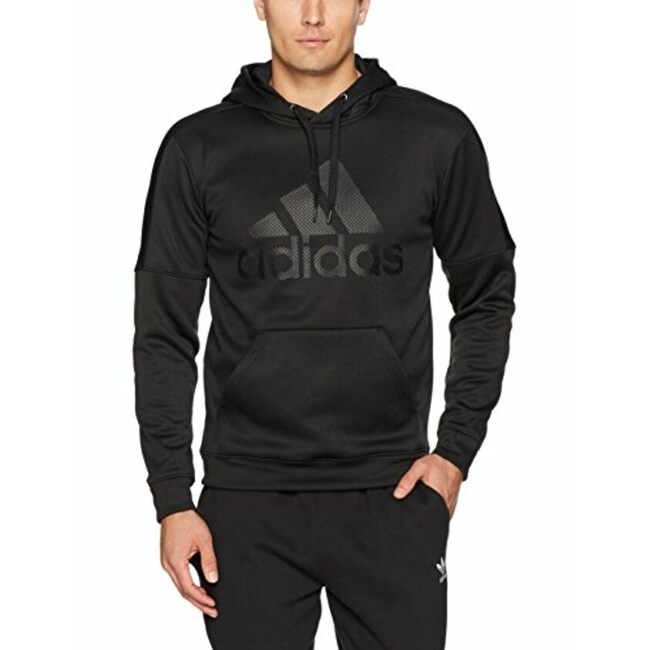 adidas men's team issue fleece pullover hoodie