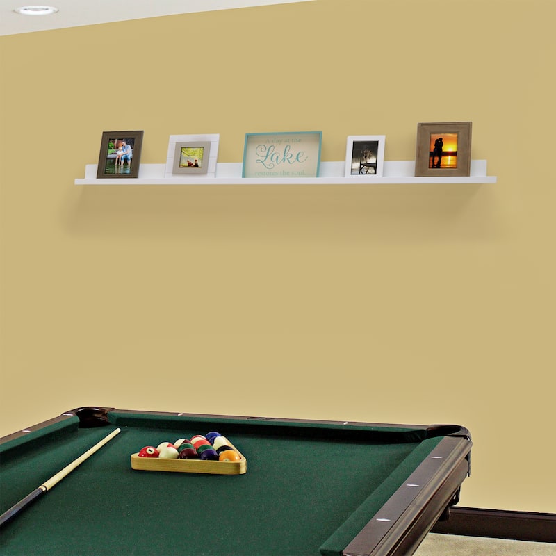 InPlace White Picture Ledge (Multiple Sizes Available)