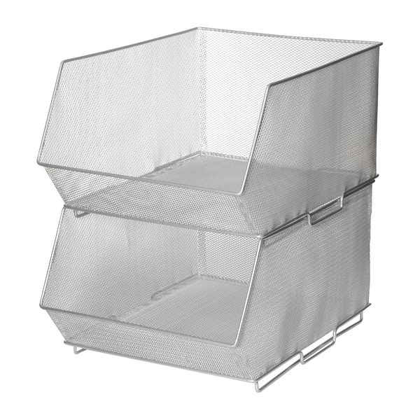 https://ak1.ostkcdn.com/images/products/is/images/direct/d572f6bb6e169fe208e4b4f00b8581a8e4ff0079/Mesh-Stacking-Bin-Silver-Storage-Containers-Pantry-Organizers-Great.jpg?impolicy=medium