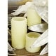 preview thumbnail 1 of 29, Resin Traditional Flameless Candle (Set of 3) - S/3 6"4"3"H White