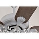 preview thumbnail 3 of 21, Warehouse of Tiffany Praer Washed White 5-blade Lighted Ceiling Fan with Crystal Daisy Bouquet Shade