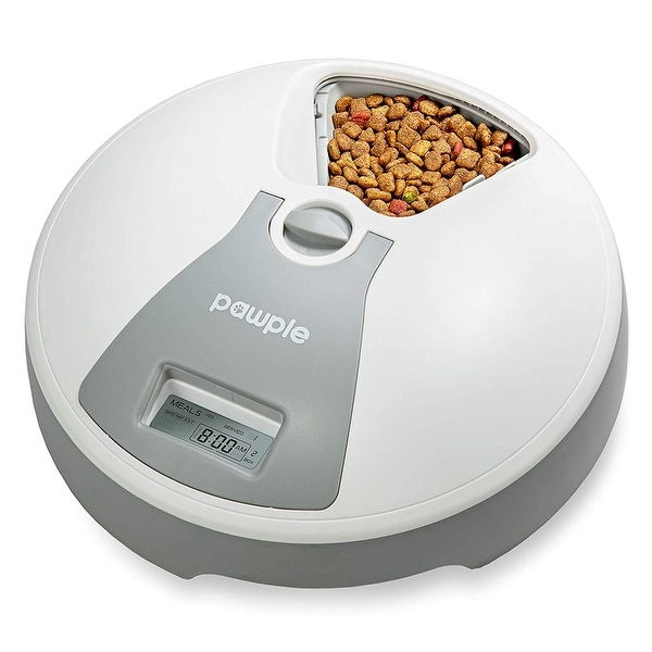 Shop Pawple Automatic Pet Feeder 6 Meal Food Dispenser For Dogs