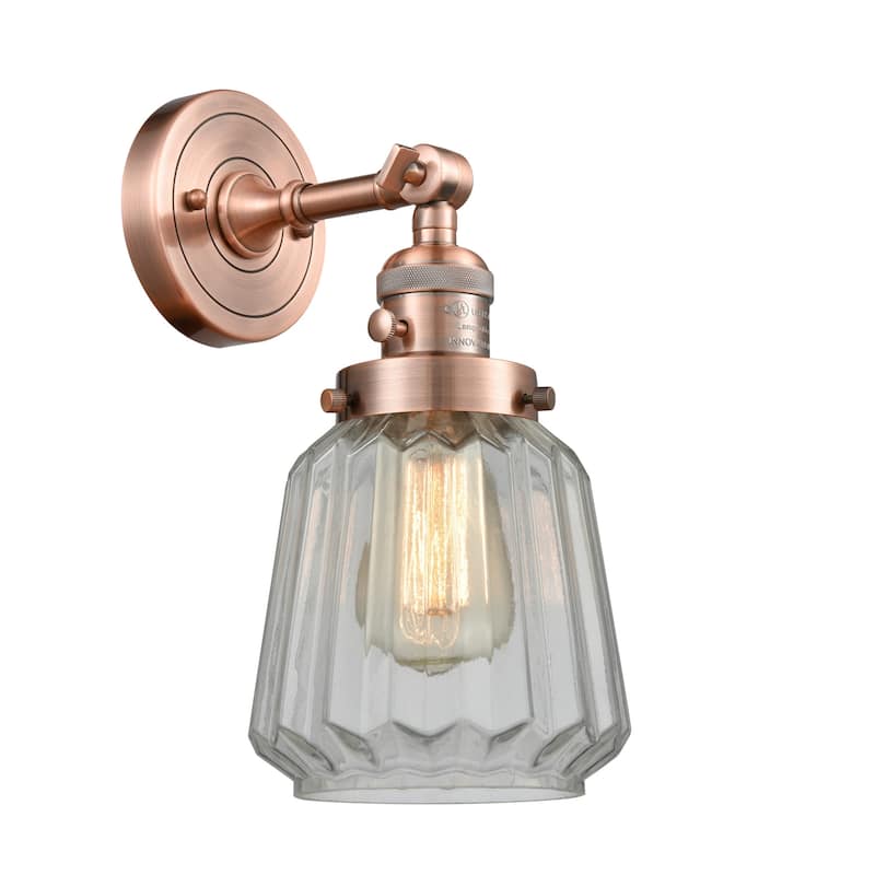 Innovations Lighting Chatham Single Light 12" Tall Bathroom Sconce