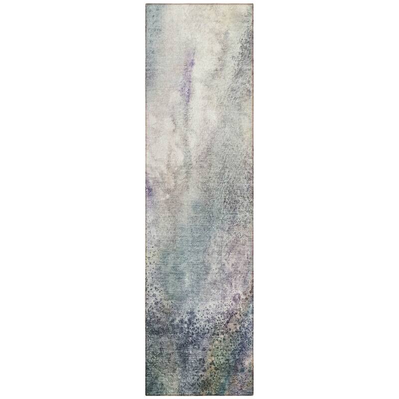 Bane Artistic Abstract Weather Resistant Sleek Contemporary Outdoor Rug