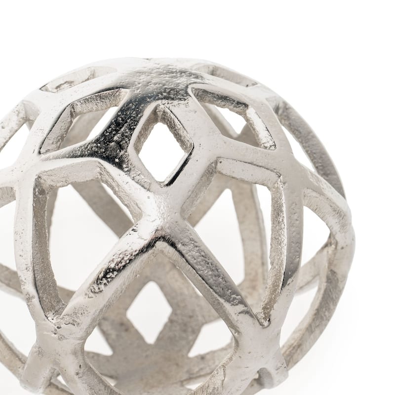 Vyan Decorative Metal Orb Sculpture