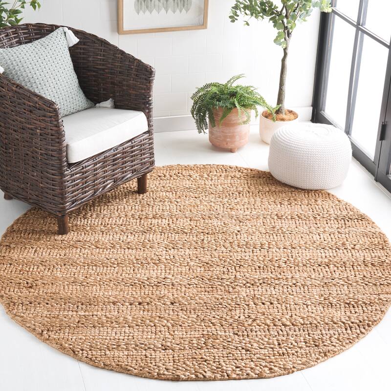 SAFAVIEH Hand-Woven Natural Fiber Barbie Casual Jute Rug