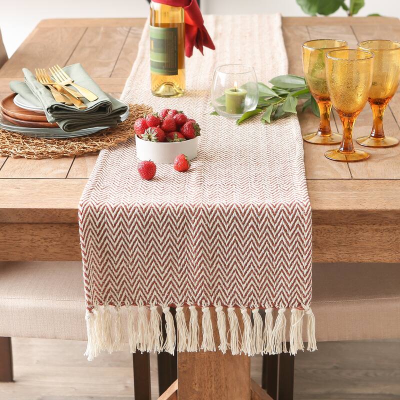 Chevron Handloom Table Runner