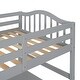 preview thumbnail 44 of 45, Modern Style Loft Bed with Built-in Drawers, Cabinet and Desk, Space-saving, Twin Size