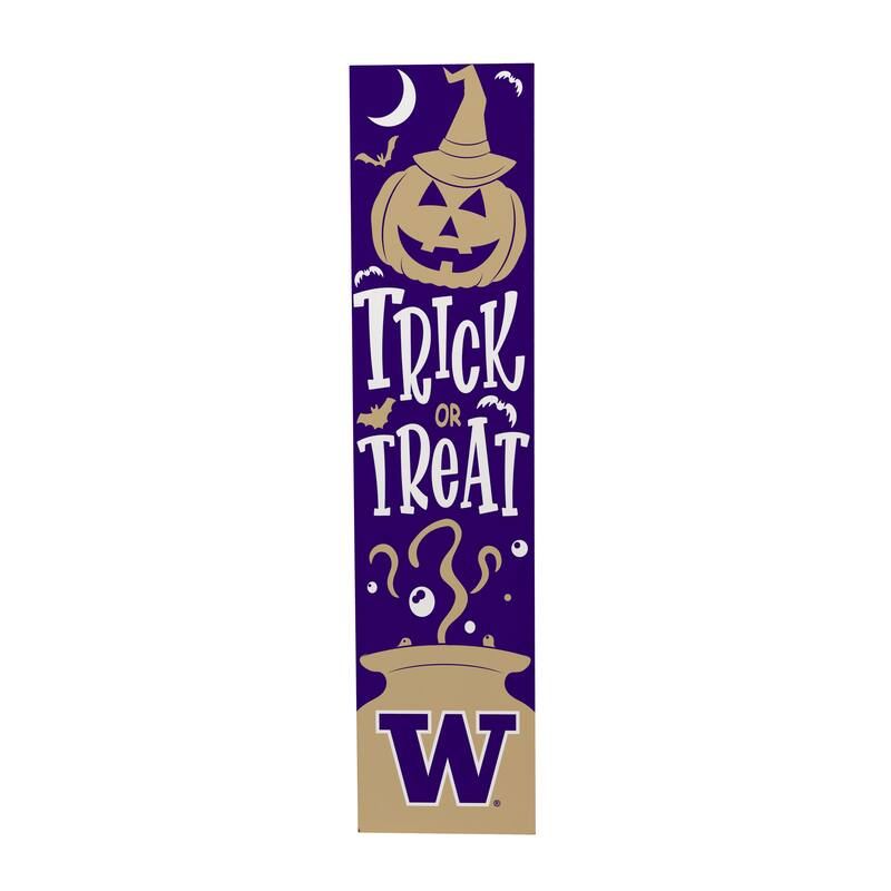 47" Double Sided Seasonal Porch Leaner, University of Washington - 47" x 11.25"