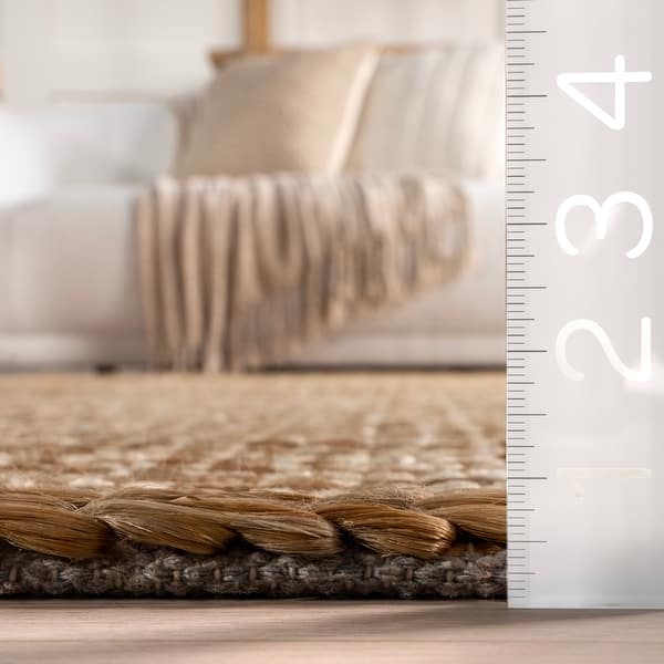 Nuloom Nava Casual Bordered Jute Area Rug