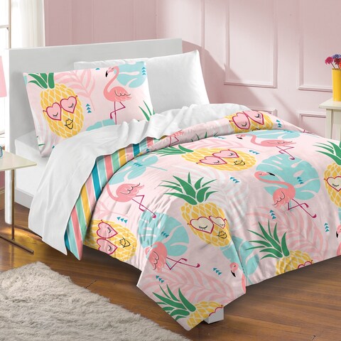 Dream Factory Pineapple 3-piece Cotton Comforter Set