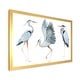 preview thumbnail 8 of 8, Designart "Heron Birds II" Traditional Framed Art Print