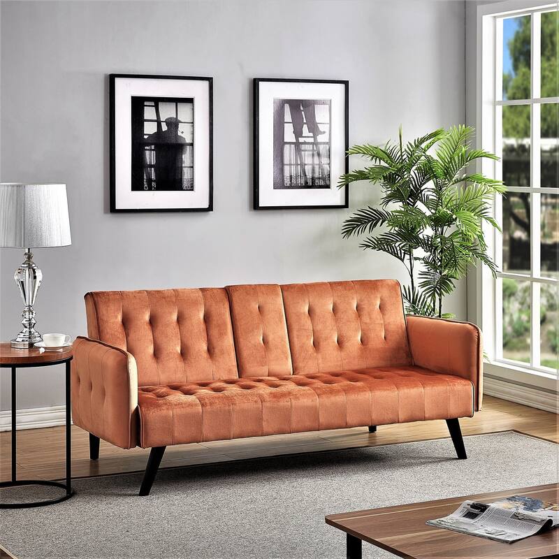 US Pride Furniture Cricklade SofaBed Sleeper - Cocoa Brown