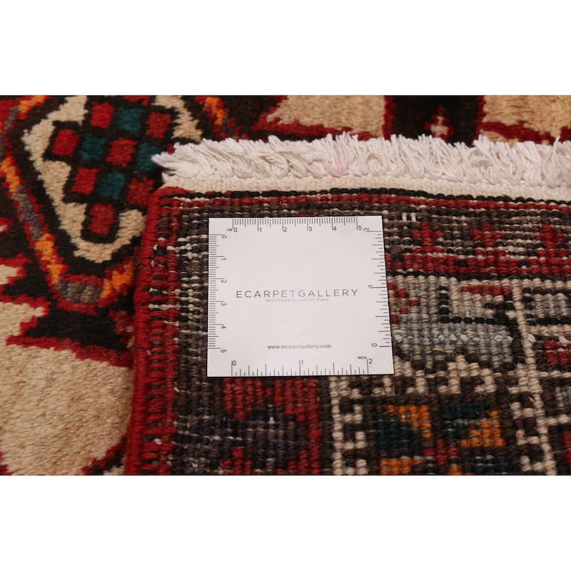 ECARPETGALLERY Hand-knotted Konya Anatolian Red Wool Rug - 3'9 x 10'6