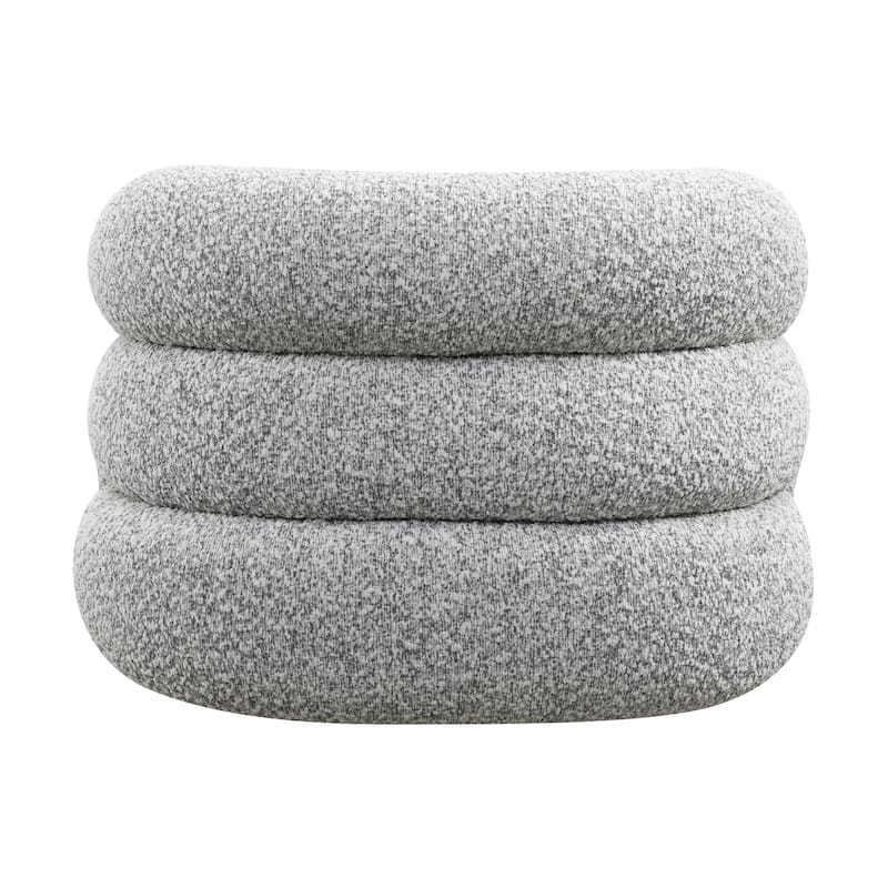 Furniture of America Korix Modern 37-inch Boucle Swivel Accent Chair