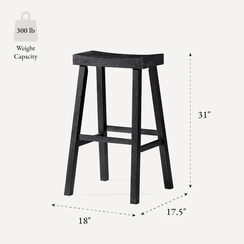 Maven Lane 31" Vincent Bar Height Kitchen Stool