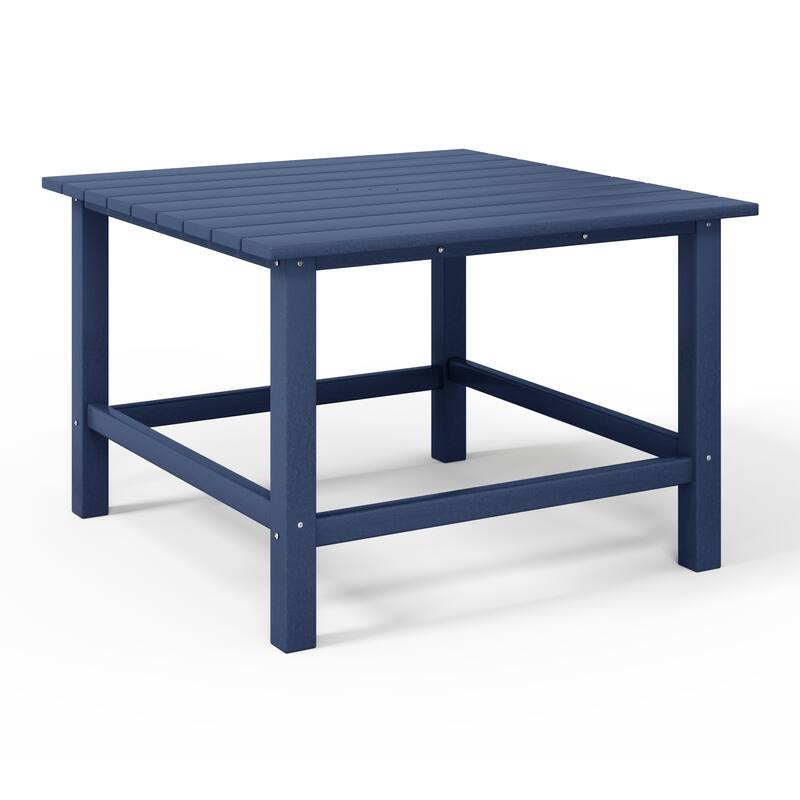 Polytrends Laguna Kids Outdoor 31" Square Poly Dining Table