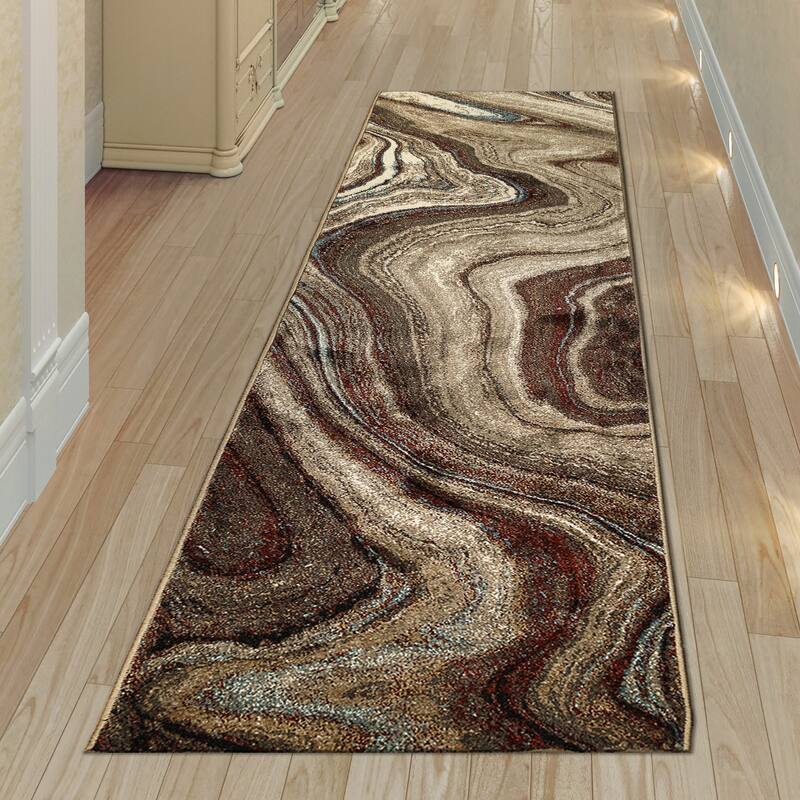 Liora Manne Ashford Agate Indoor Rug Red