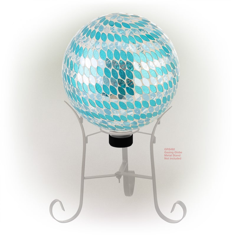 10-inch Purple Mosaic Gazing Ball