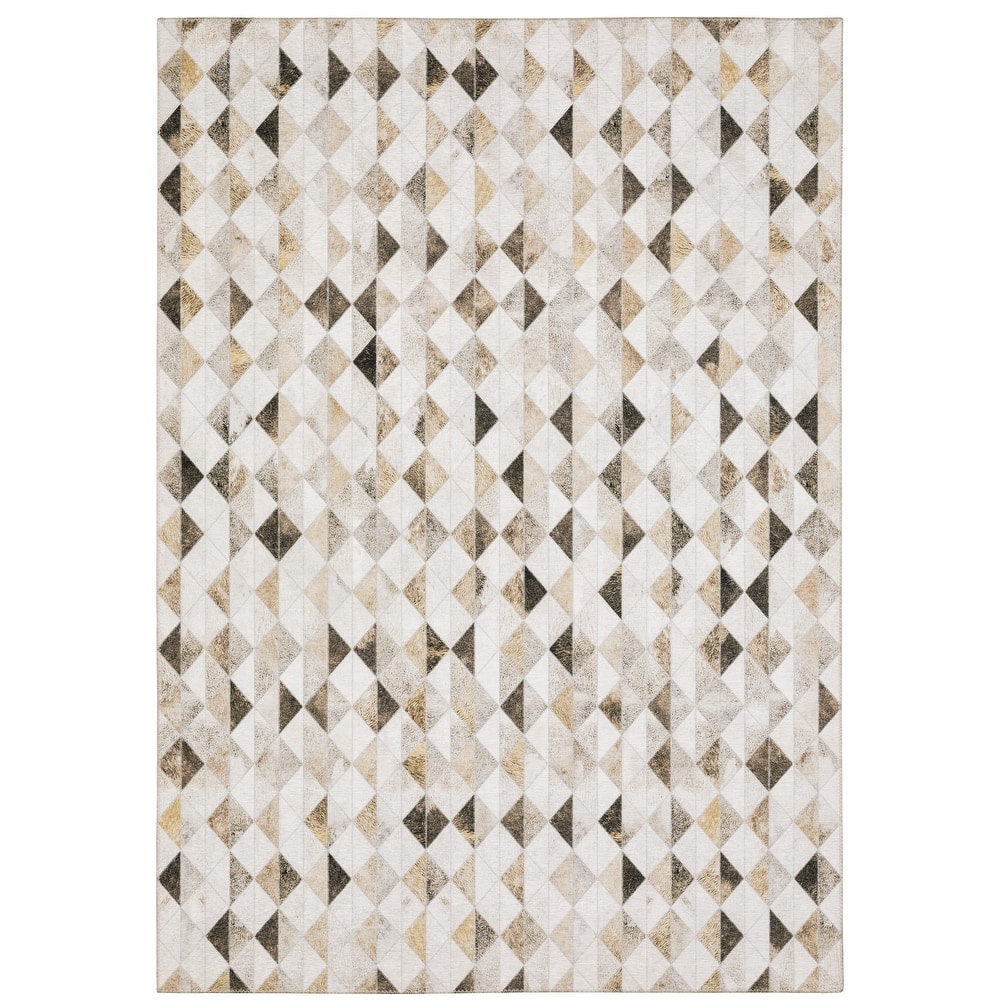 Vista Home Montreux Geometric Animal Print Beige/Cream Area Rug
