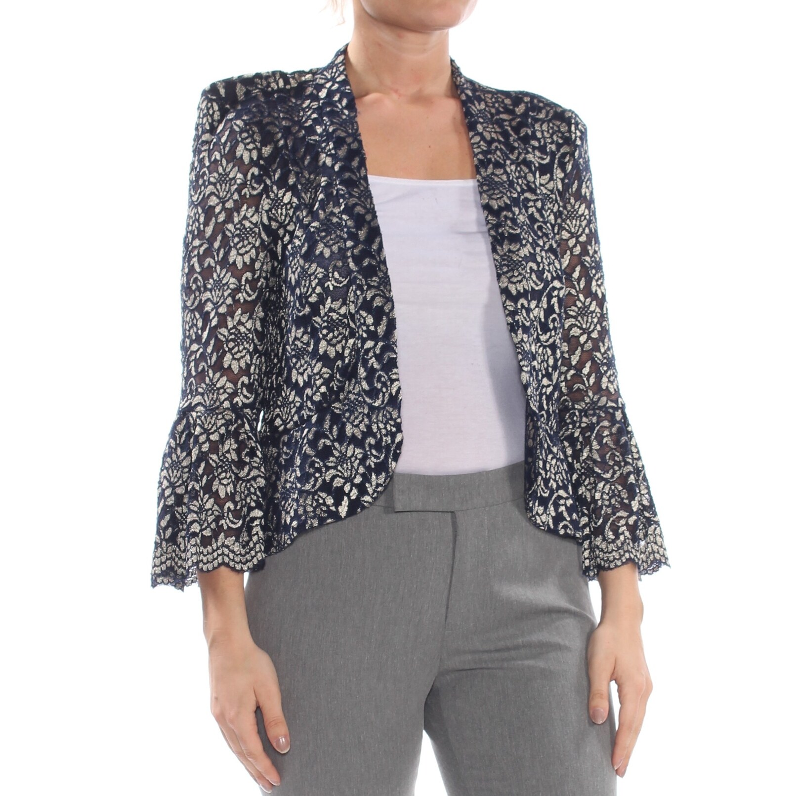 navy evening jacket womens
