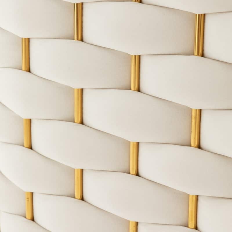 Modern Glam Velvet Upholstered 360 Degree Swivel Barrel Chair