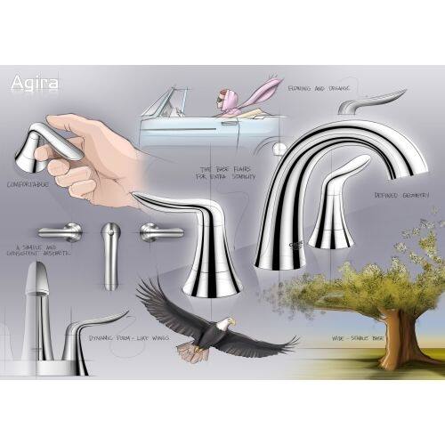 Shop Grohe 20 426 Agira Centerset Bathroom Faucet With Silkmove