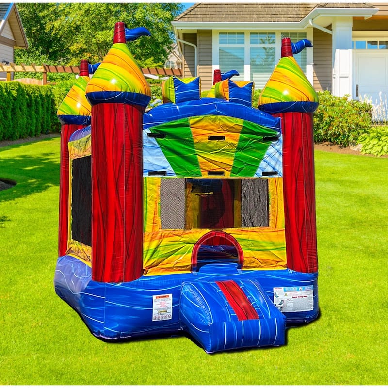 Jingo Jump 10X10 Medium Marble Castle - Kids