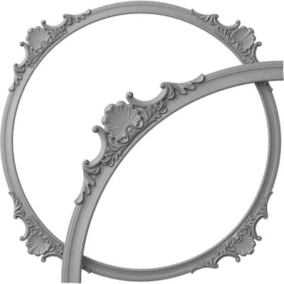 93 3/8"OD x 86 5/8"ID x 3 3/8"W x 1"P Shell Ceiling Ring